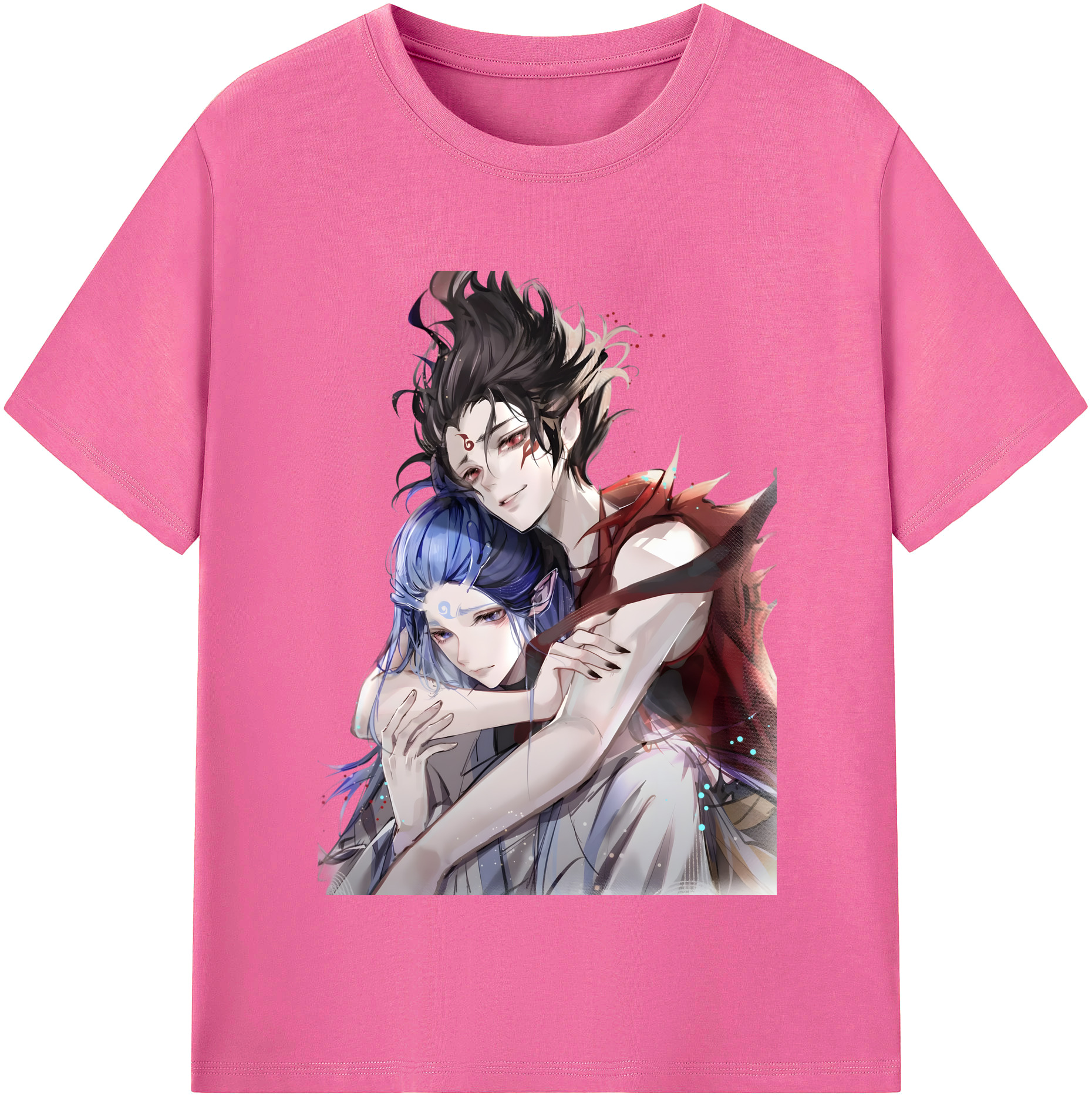 （画像用） Ne Zha 2 ナタ 魔童の大暴れ レディースカジュアルプリントTシャツ（綿100％）